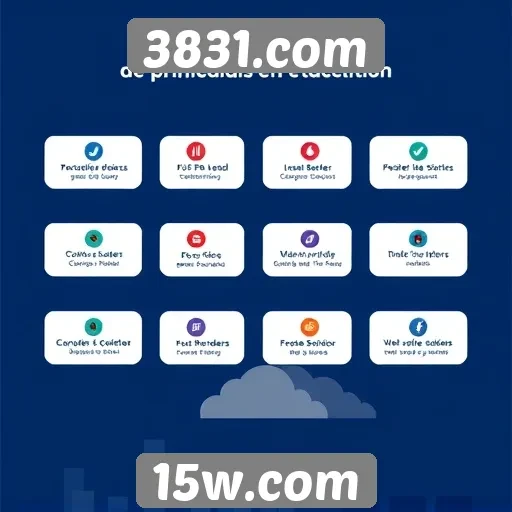 Visão geral das funcionalidades do site 3831.com